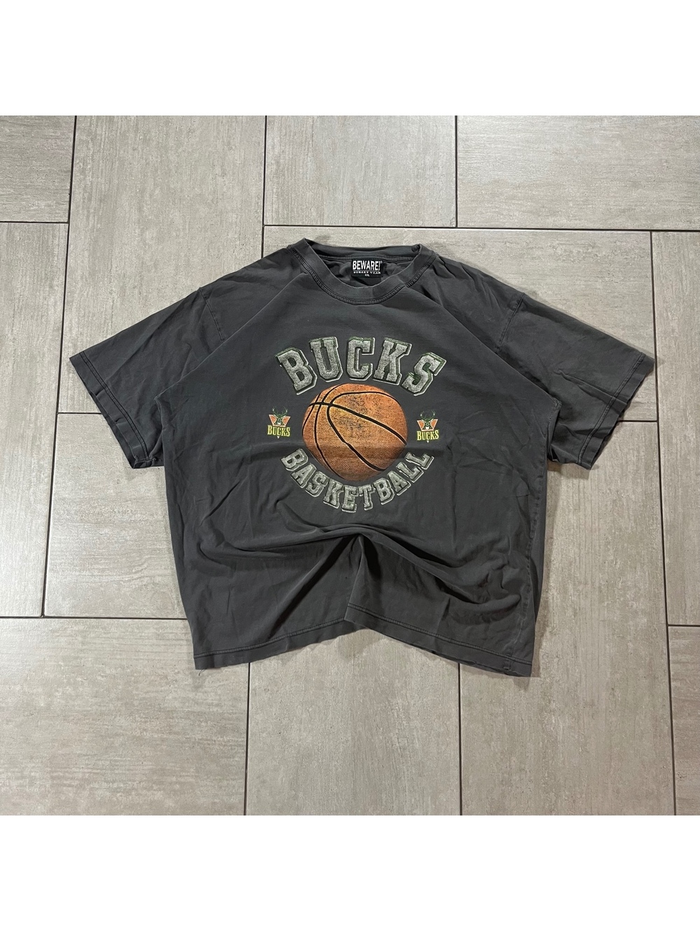 Vintage Beware! Street Wear Bucks Basketball T-Shirt XXL